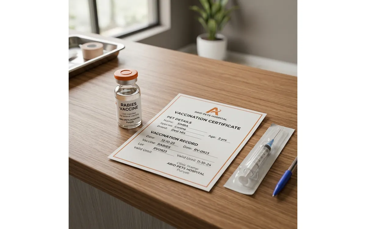 Rabies Vaccine Certificate