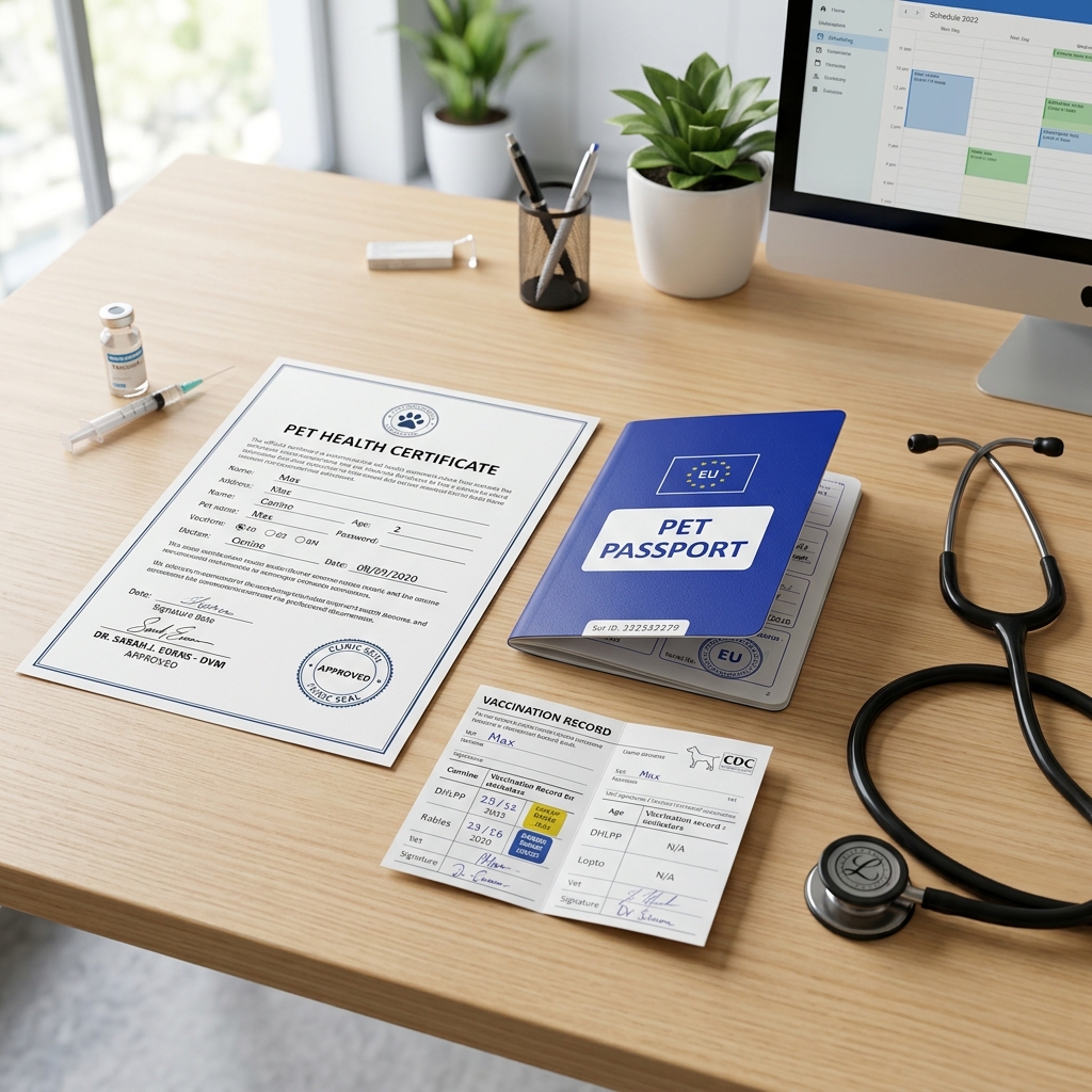 Microchip registration documentation at Abid Pets Hospital Lahore